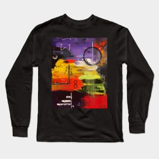 Scientific Abstract Art Long Sleeve T-Shirt